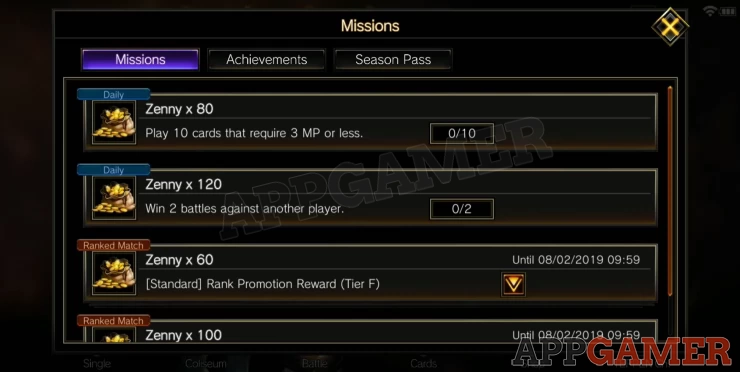 What are missions and achievements?