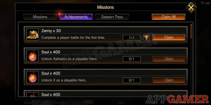 What are missions and achievements?