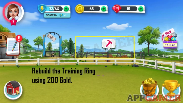 Training Ring Location