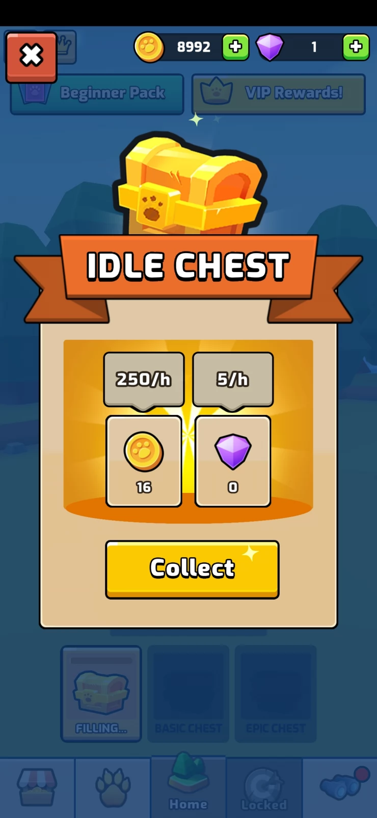 Idle Chest for Free Coins and Gems