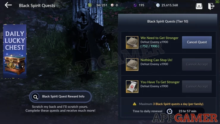 What are Black Spirit Quests?