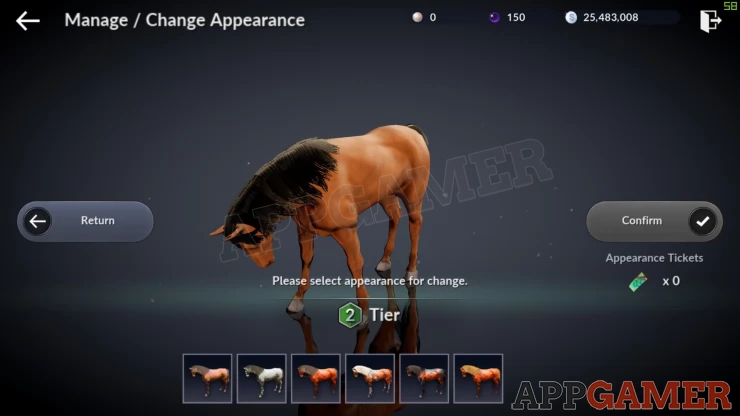Horse Growth and Customization