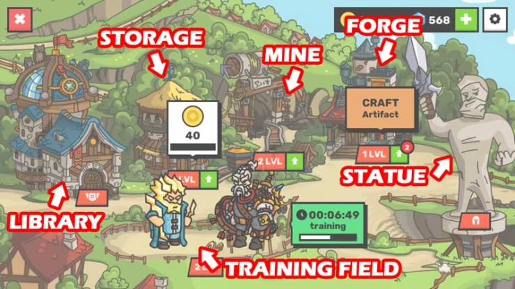 Facilities in Towerlands (tips included)