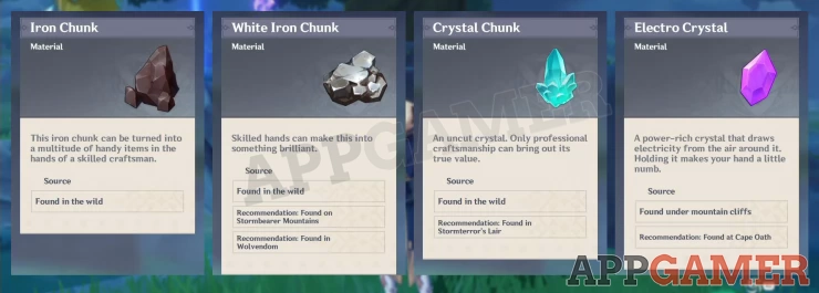 How to Farm Ore Chunks and Crystals
