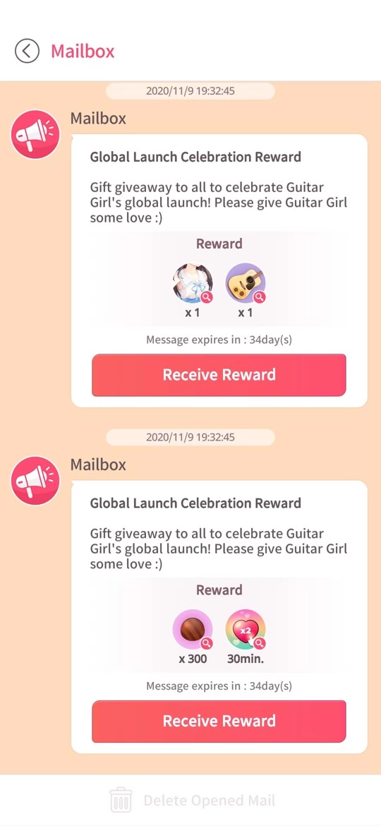 Free Rewards are Sometimes in the Mail