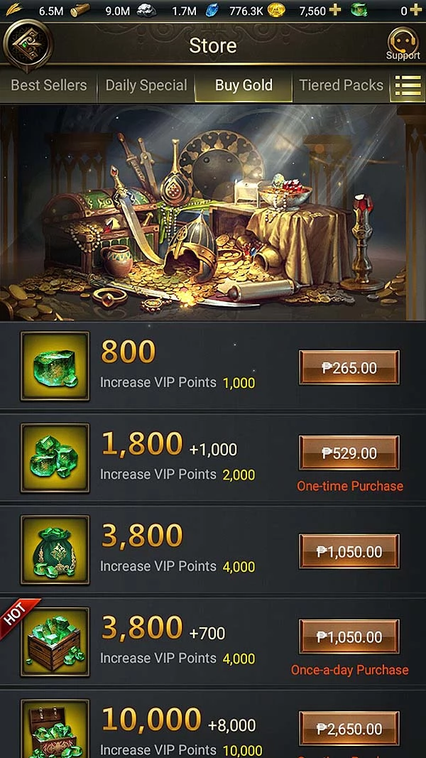 In-app Purchases in Days of Empire - Days of Empire Guide and