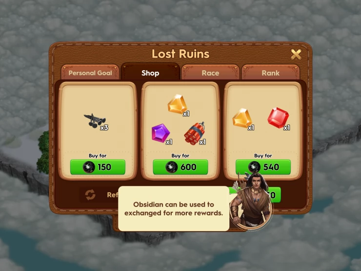 Lost Ruins Rewards