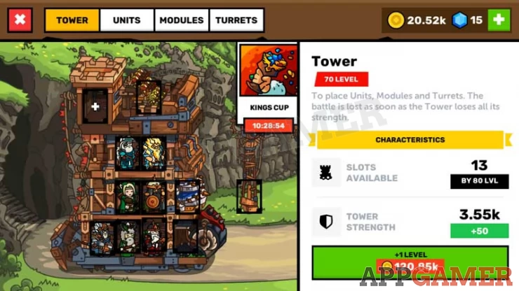 Tower Parts and Upgrades