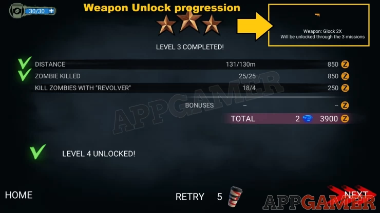 Weapon Progression
