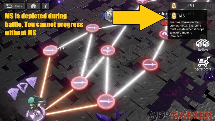 The Secret Territory uses MS during battle