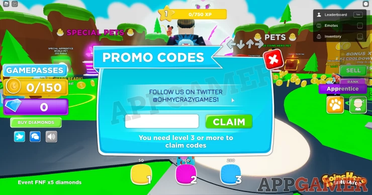 How to Enter Coins Hero Simulator Codes