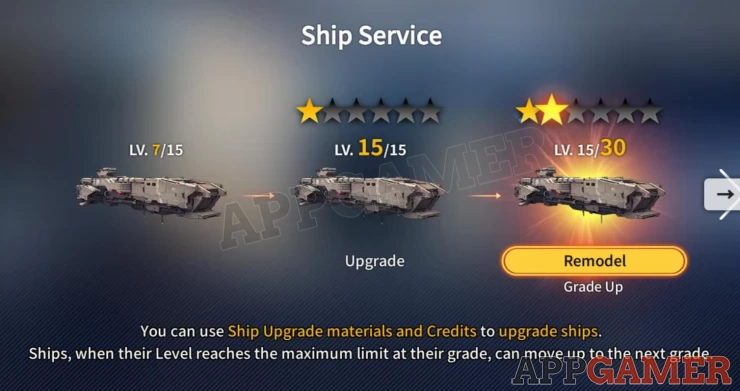 Counter Side Ship Service