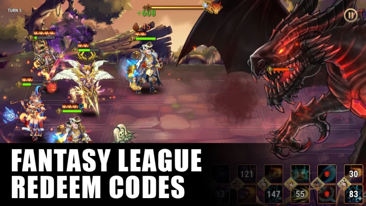Fantasy League: Turn-based RPG strategy Redeem Codes (September 2023)