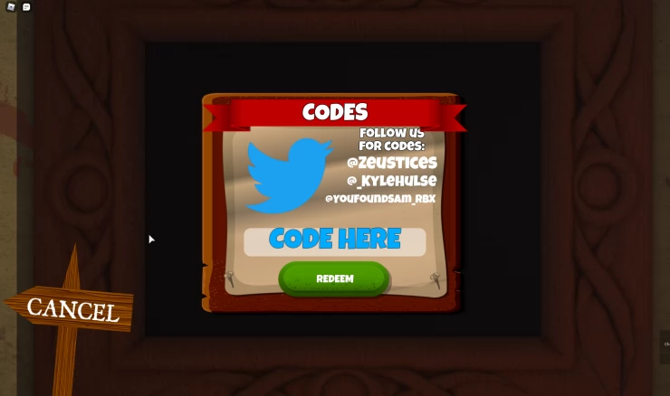 Get more Gerald codes when they are released