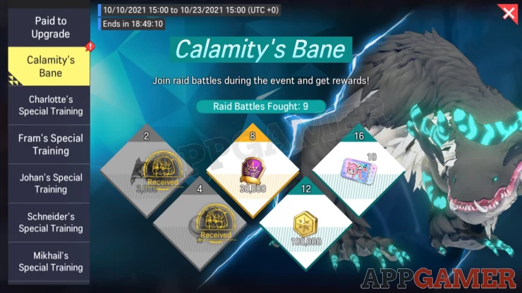 Get rewards for participating in Raid Battles