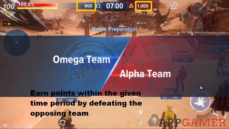 Defeat opponents from the opposing team