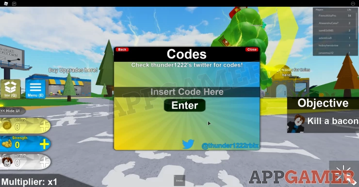 How to Enter Mega Noob Simulator Codes