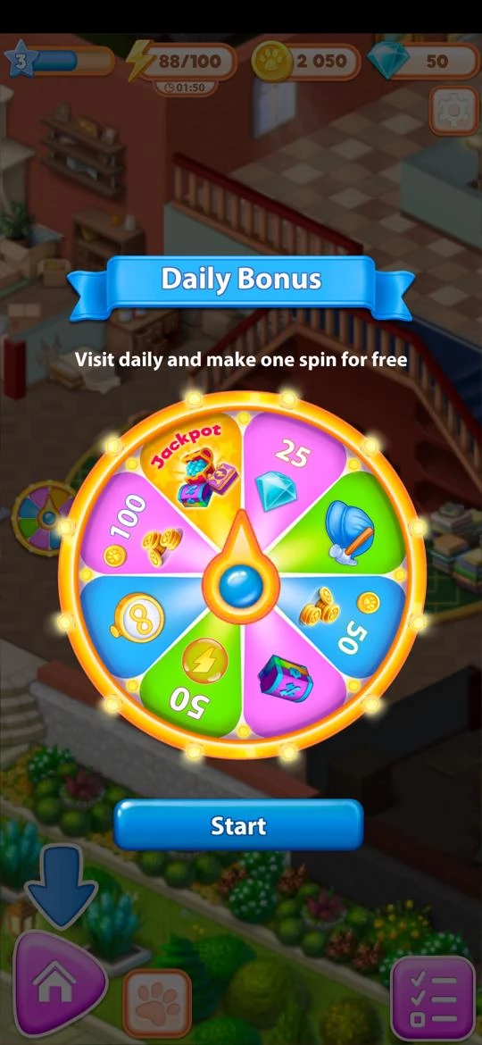 Spin the Wheel for a Free Daily Reward