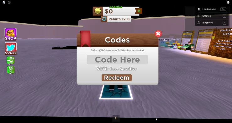 Pyramid Tycoon Code Entry