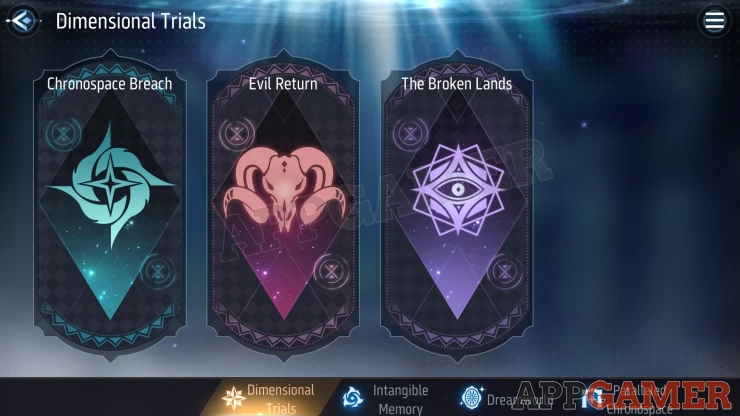 Test your team's strength through the Dimensional Trials