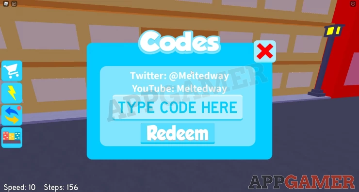 Rdeem Codes for Speed City
