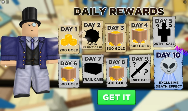 Shoot Out Daily Rewards