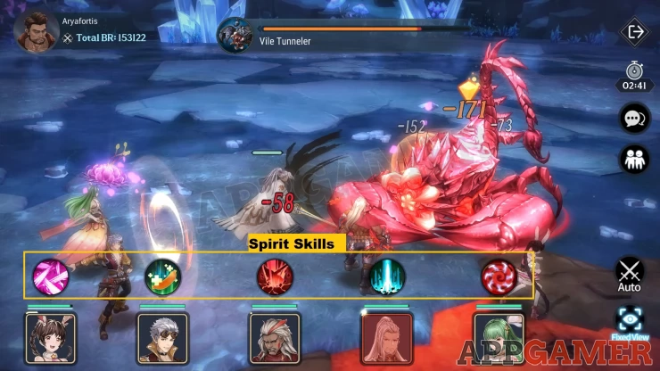 Spirit Skills are used during battle in order to provide a variety of effects