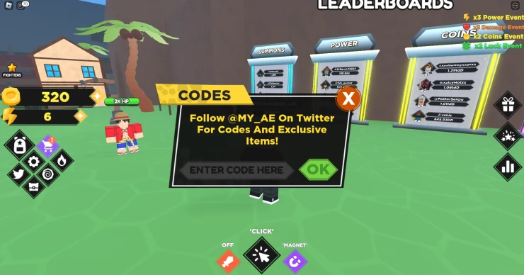 Code Entry Box