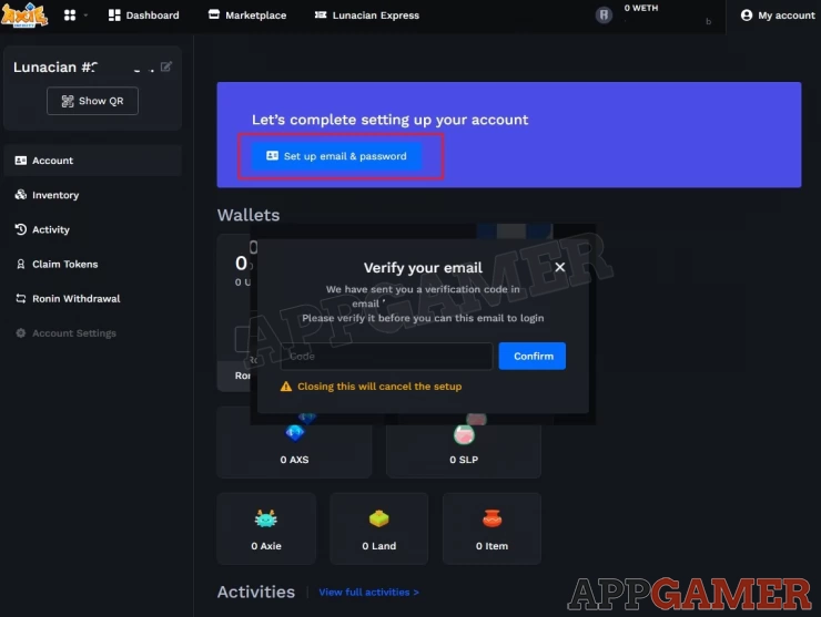 How to Create a Game Account