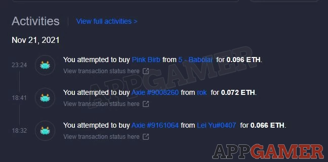 How to purchase Axies
