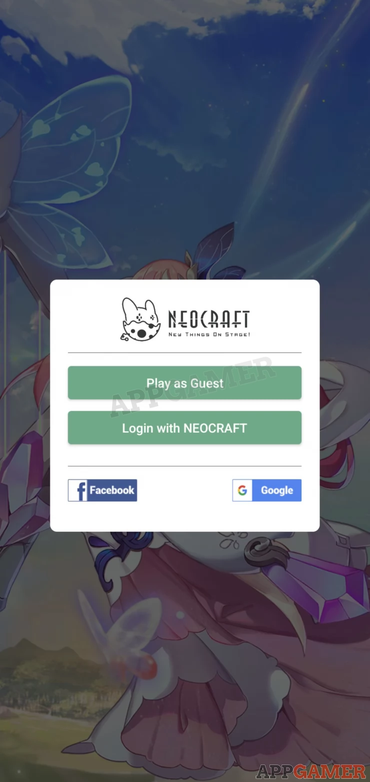 Once you use a guest account, you can only link your data to a NeoCraft account after