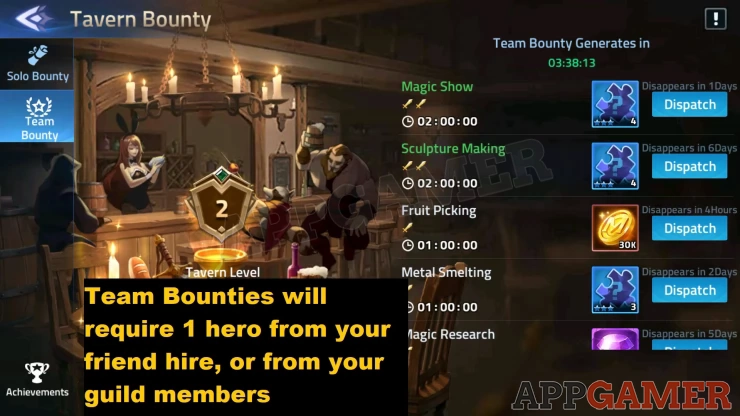 Team Bounties will require help from your friends or guild mates