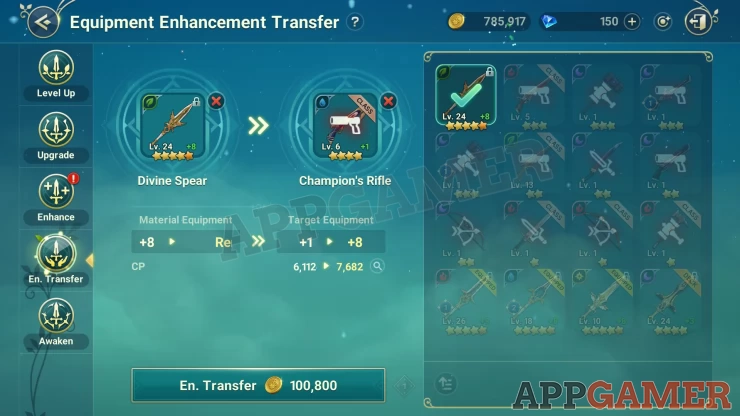 Equipment Enhancement Guide