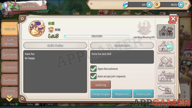 Guilds provide various benefits such as donation rewards, quests, and the guild stores