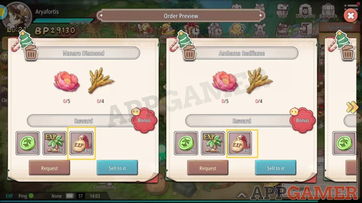 Farm crops on your Island and fulfill dispatch requests