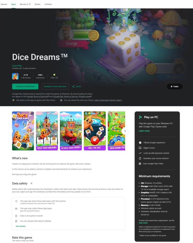 Dice Dreams™️ - Apps on Google Play