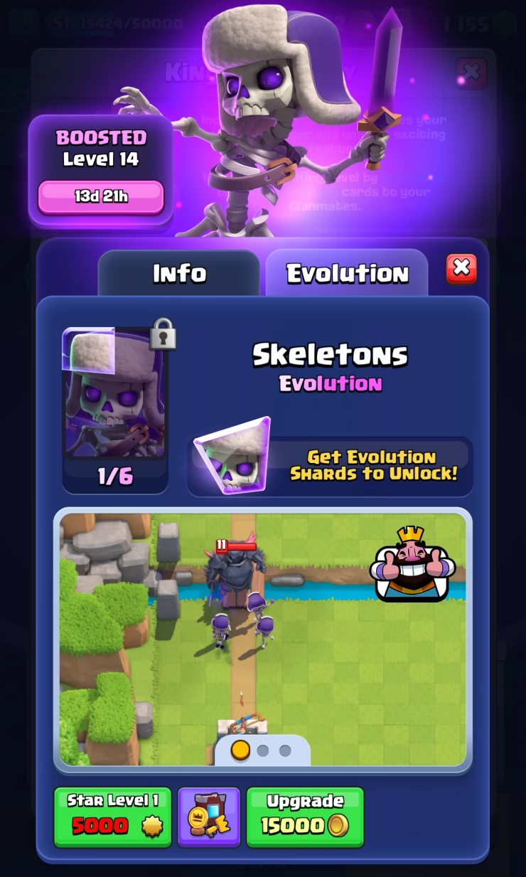 How to unlock card evolutions?