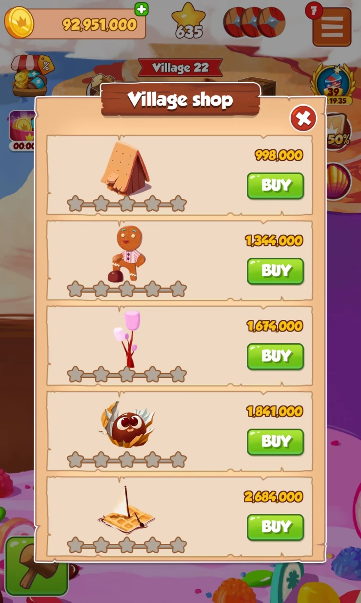 How much does it cost to complete a level in Coin Master