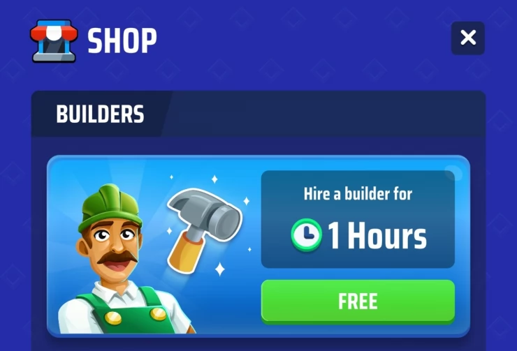 1 hour free builder