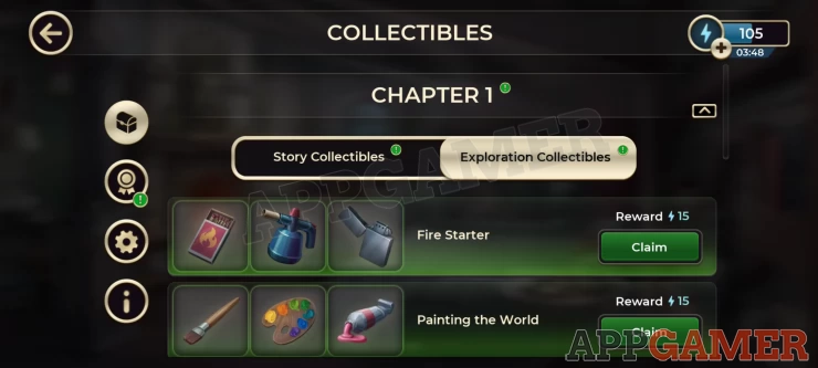 Exploration Collectibles - Chapter 1