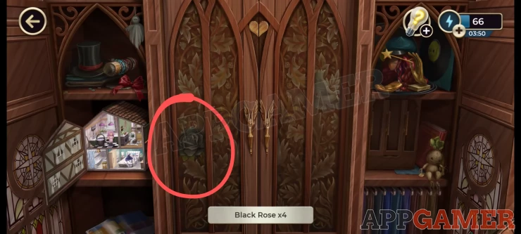 Find Margot's Makeup Case in the Gothic Suite