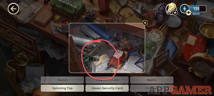 Find the Security Card in Ruben's Study