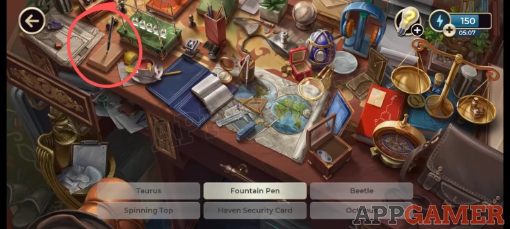 Find the Security Card in Ruben's Study