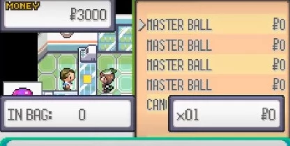 Pokemon Emerald Masterball Cheat