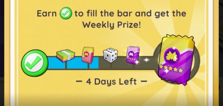 Quick Wins Weekly Prize Bar