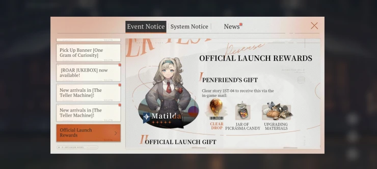 Reverse 1999: All Launch Rewards and How to Claim Them