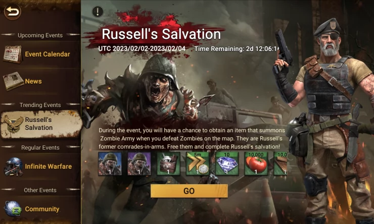 Russell's Salvation Event
