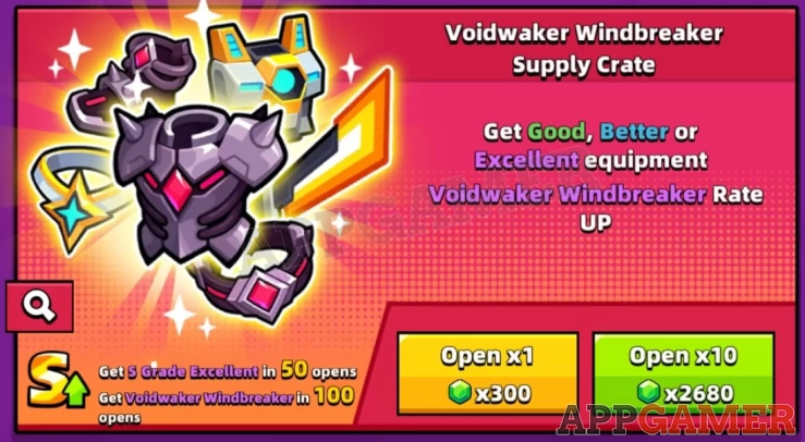 Voidwaker Windbreaker Supply Crate