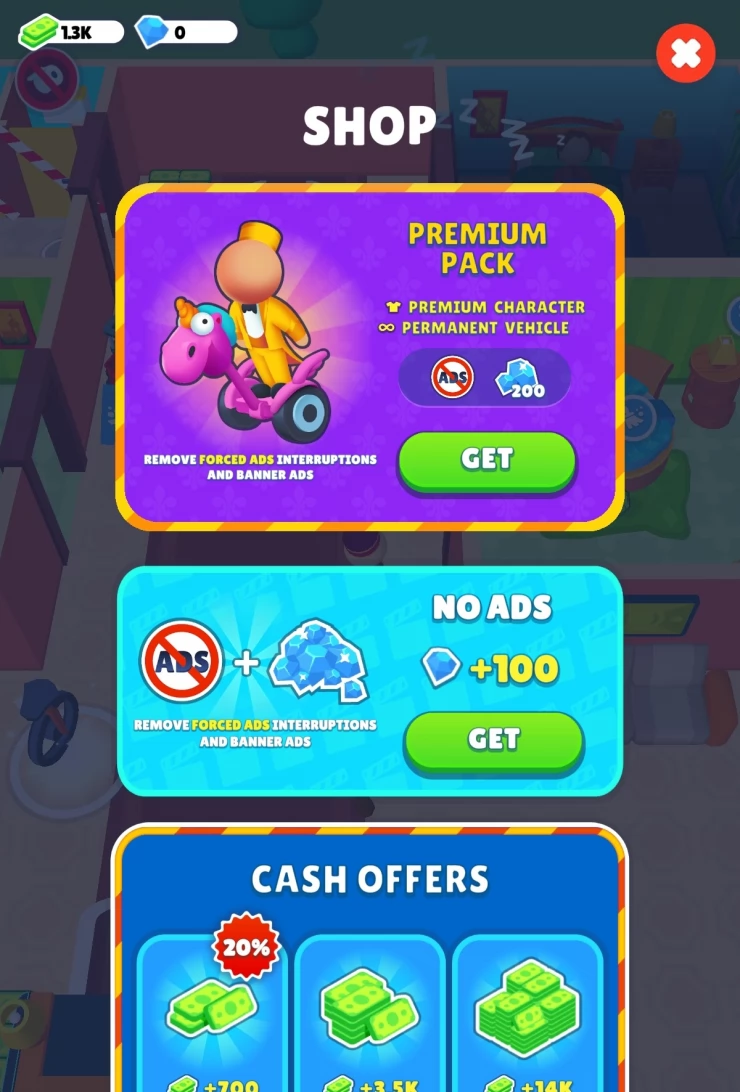 Various offers are available in the shop for fans of the game