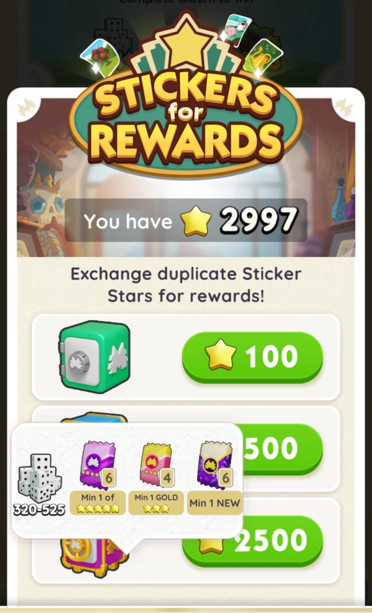 Stickers for Rewards
